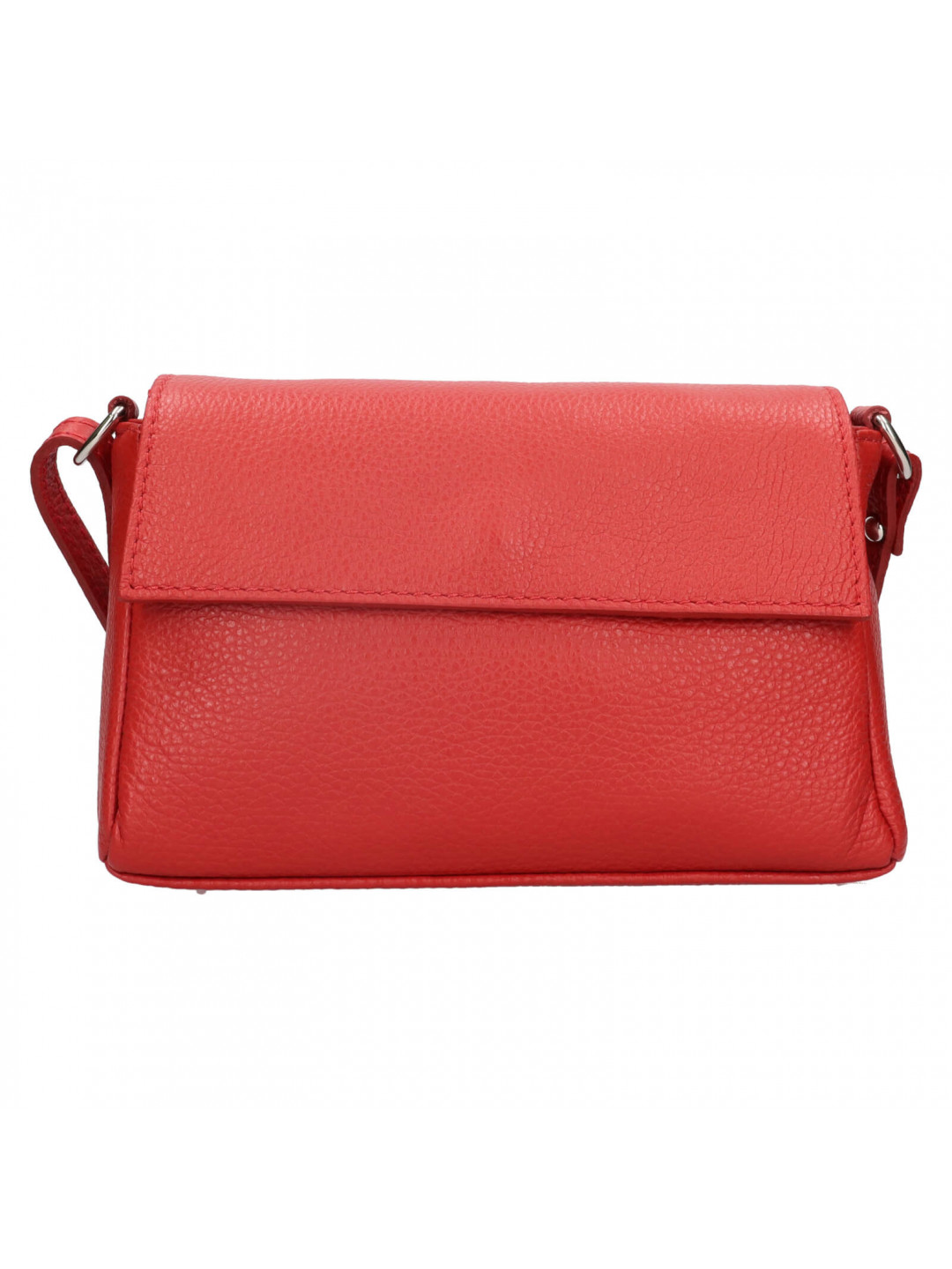 Dámská kožená crossbody kabelka Italia Darina – červená